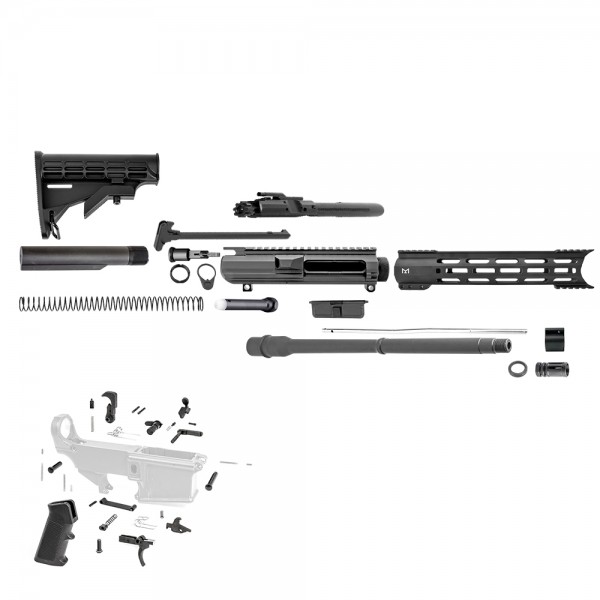 AR-10 .308 16" Tactical Rifle Build Kit / 12" C-Mlok / Classic